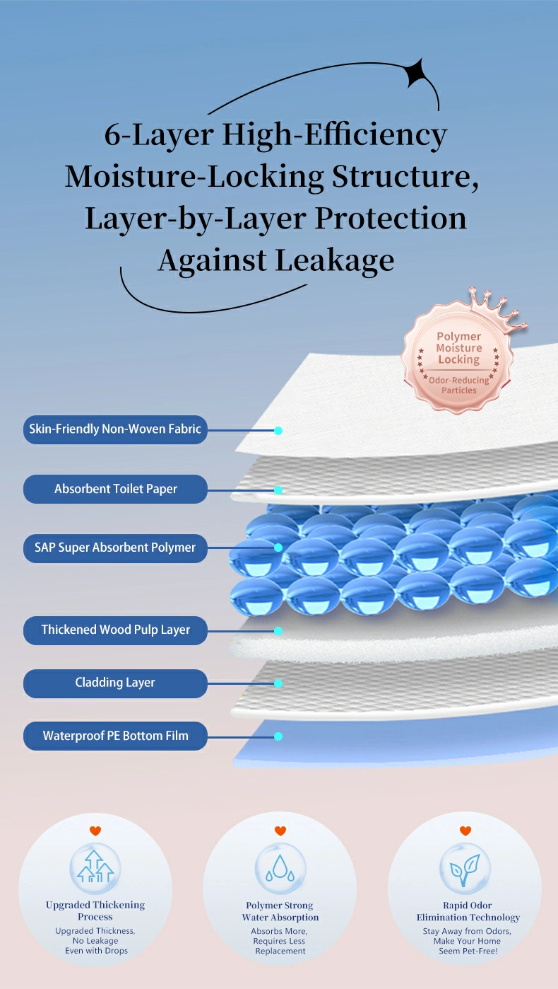 Soft dog pee pad gentle for sensitive paws