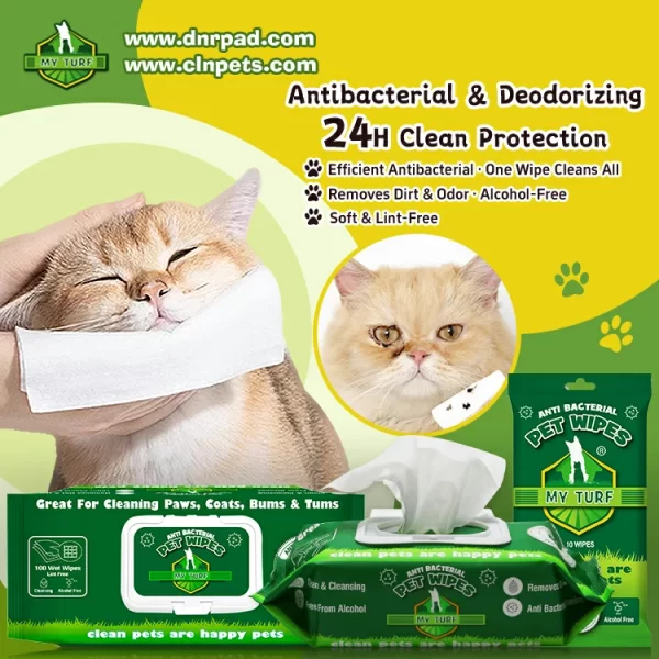 Wholesale Antibacterial Pet Wet Wipes | Organic Dog Cat Cleaning Wipe - Image 2