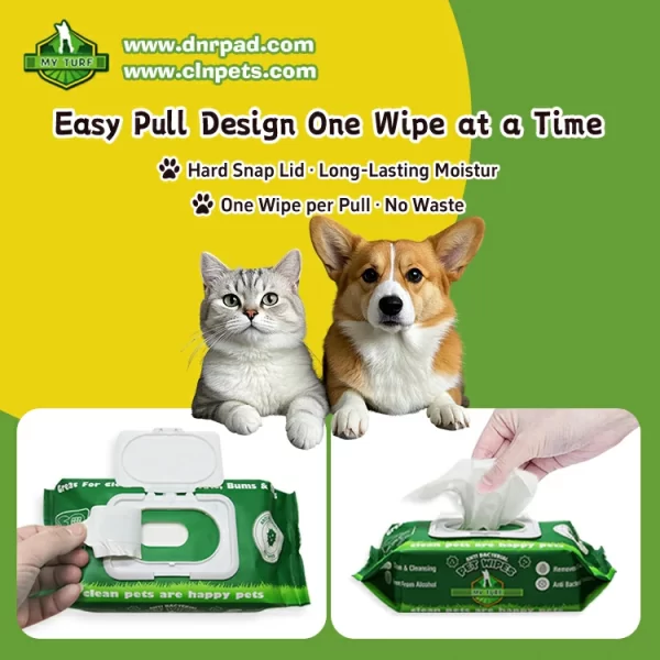 Wholesale Antibacterial Pet Wet Wipes | Organic Dog Cat Cleaning Wipe - Image 4