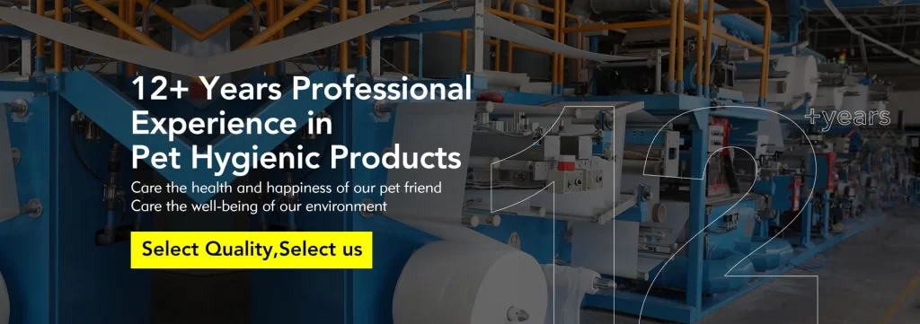 12+ Years ProfessionaExperience inPet Hygienic Products