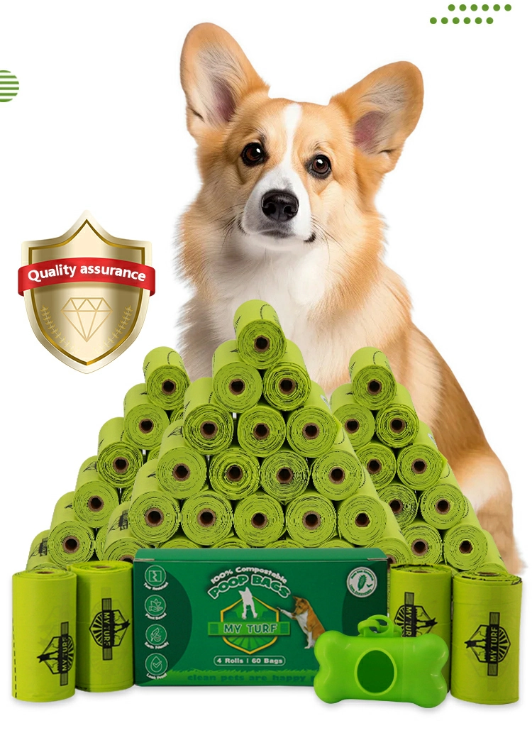 Plain unscented dog poop bag being opened