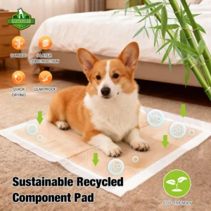 Beige Thick Leakproof Puppy Training Pads