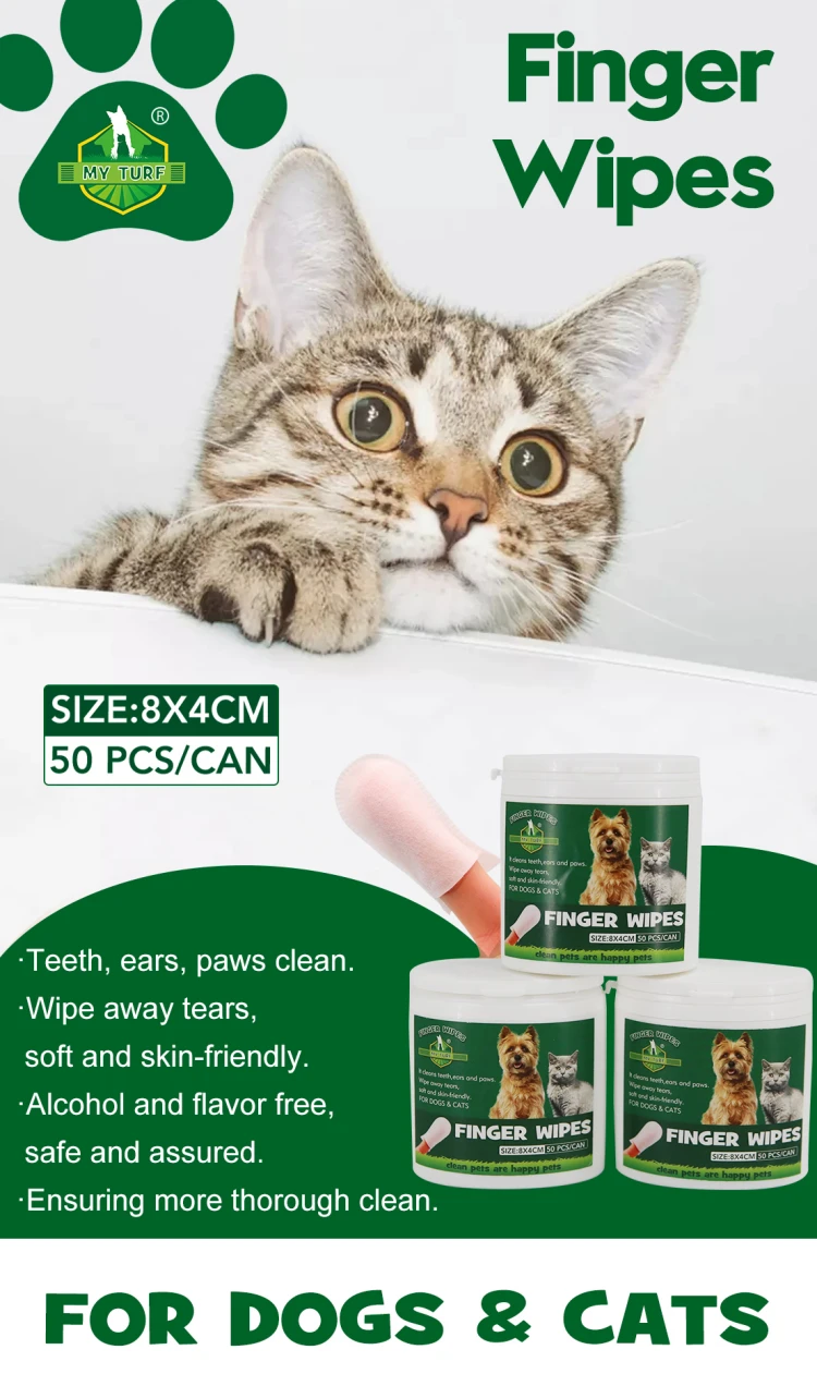 Disposable Pet Cleaning Gloves for Grooming Dogs Cats