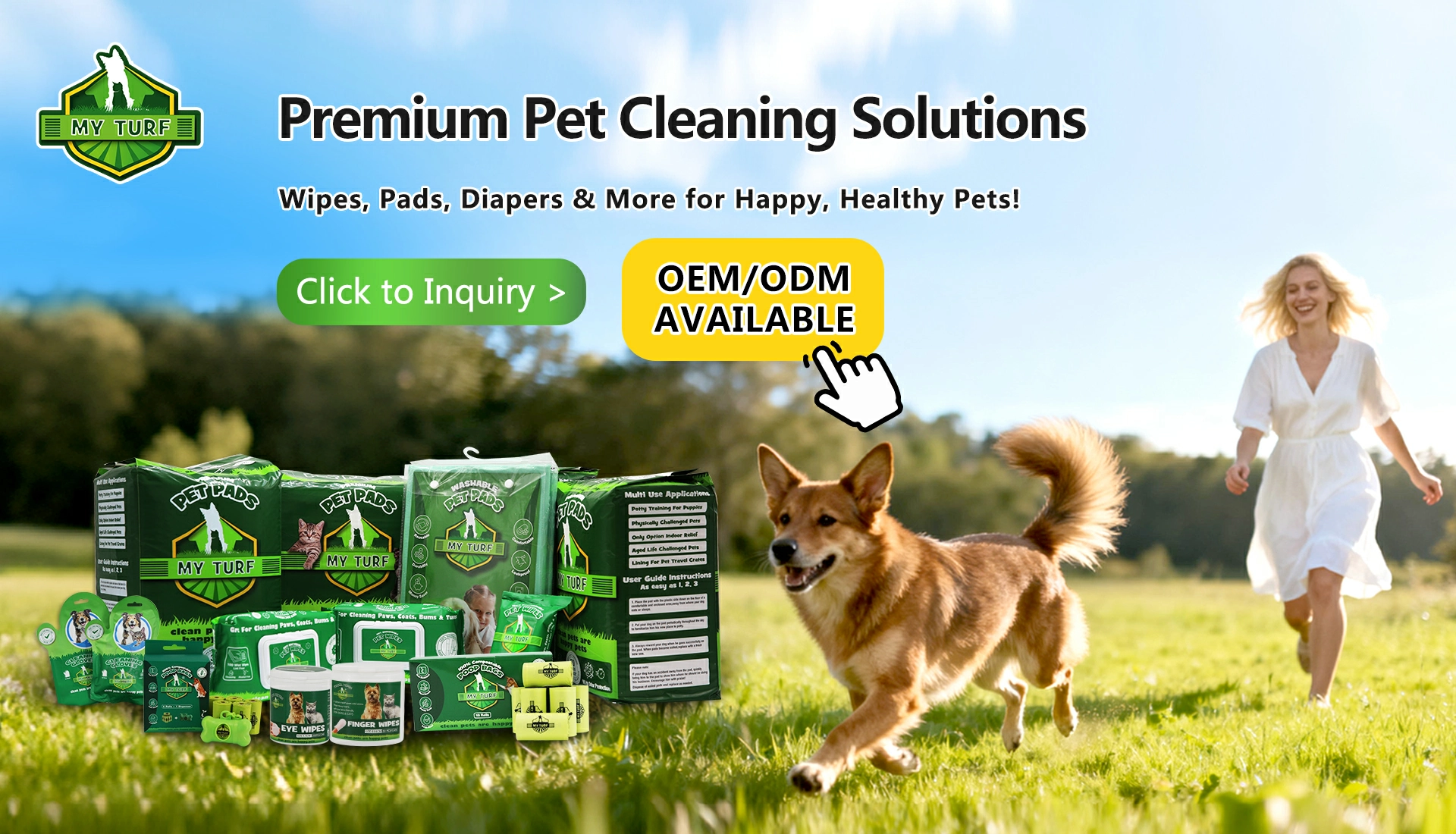 Fast Absorb No Backflow Disposable Puppy Pee Pads Odor Control Pet Potty Pads for Small Medium Large Dogs Elderly Pets