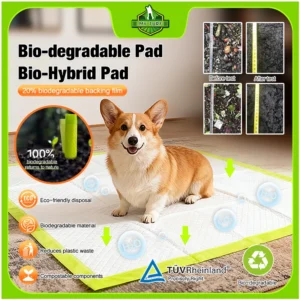 Bio-Hybrid Pet Pee Pads
