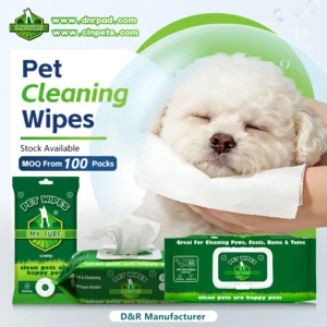 Pet Cleaning Wipes Hypoallergenic for Dogs Cats