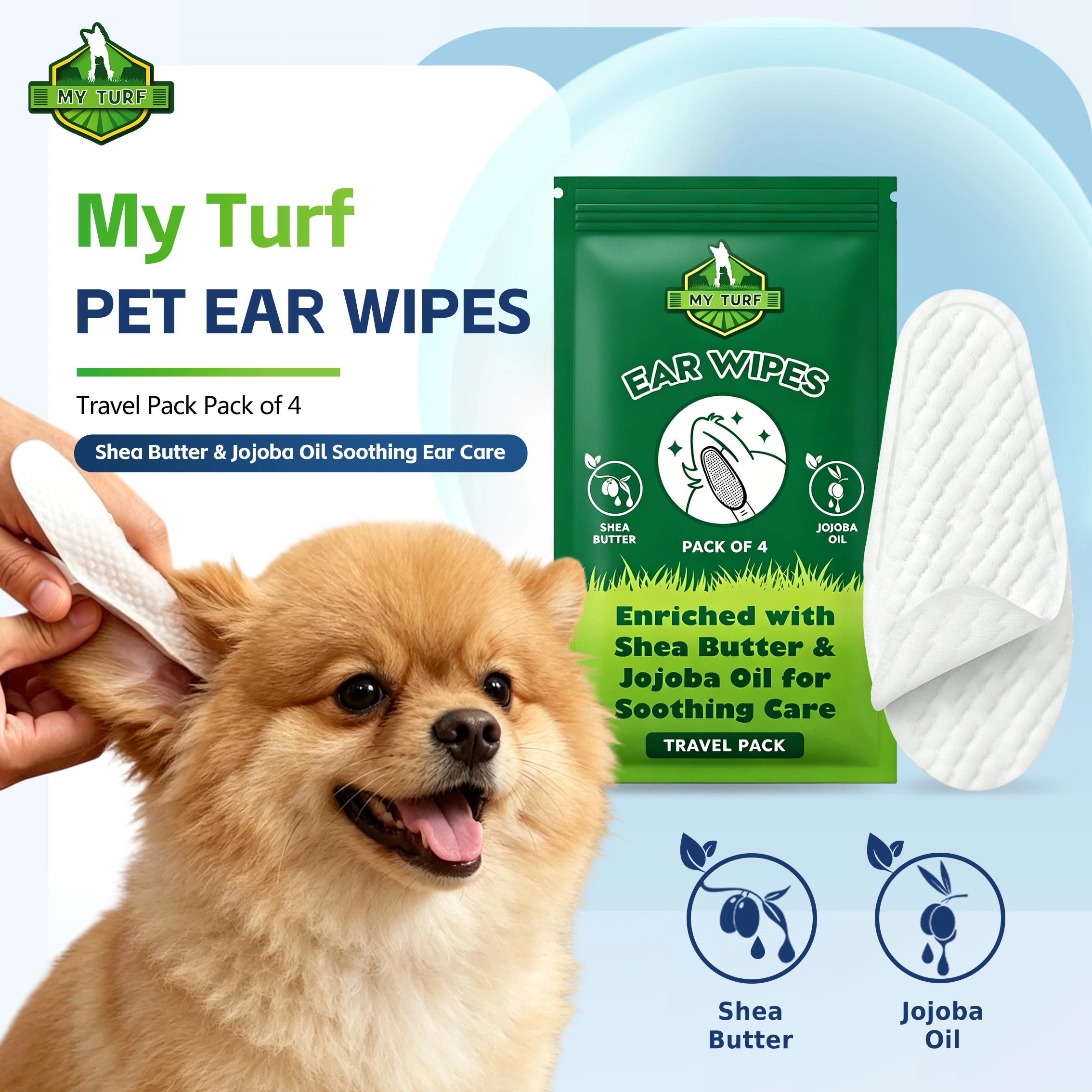 Pet Ear Cleaning Finger Wipes - Image 2