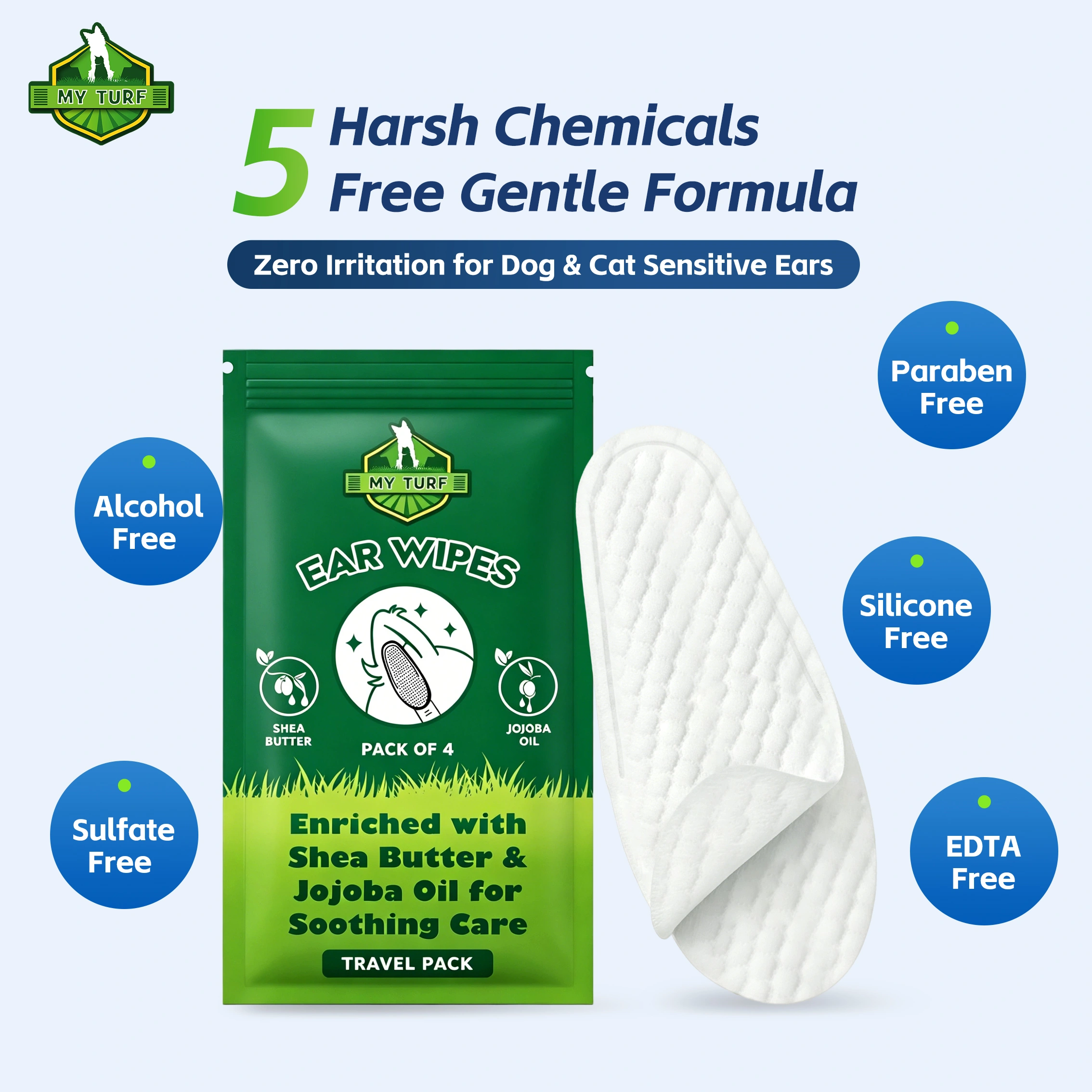 Pet Ear Cleaning Finger Wipes - Image 3