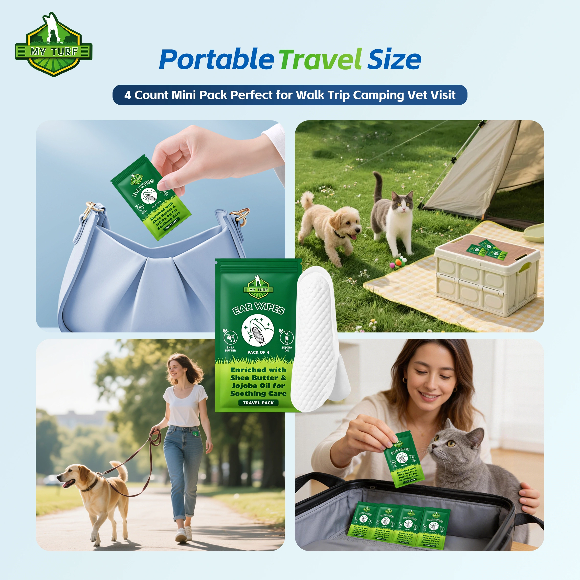 Pet Ear Cleaning Finger Wipes - Image 5