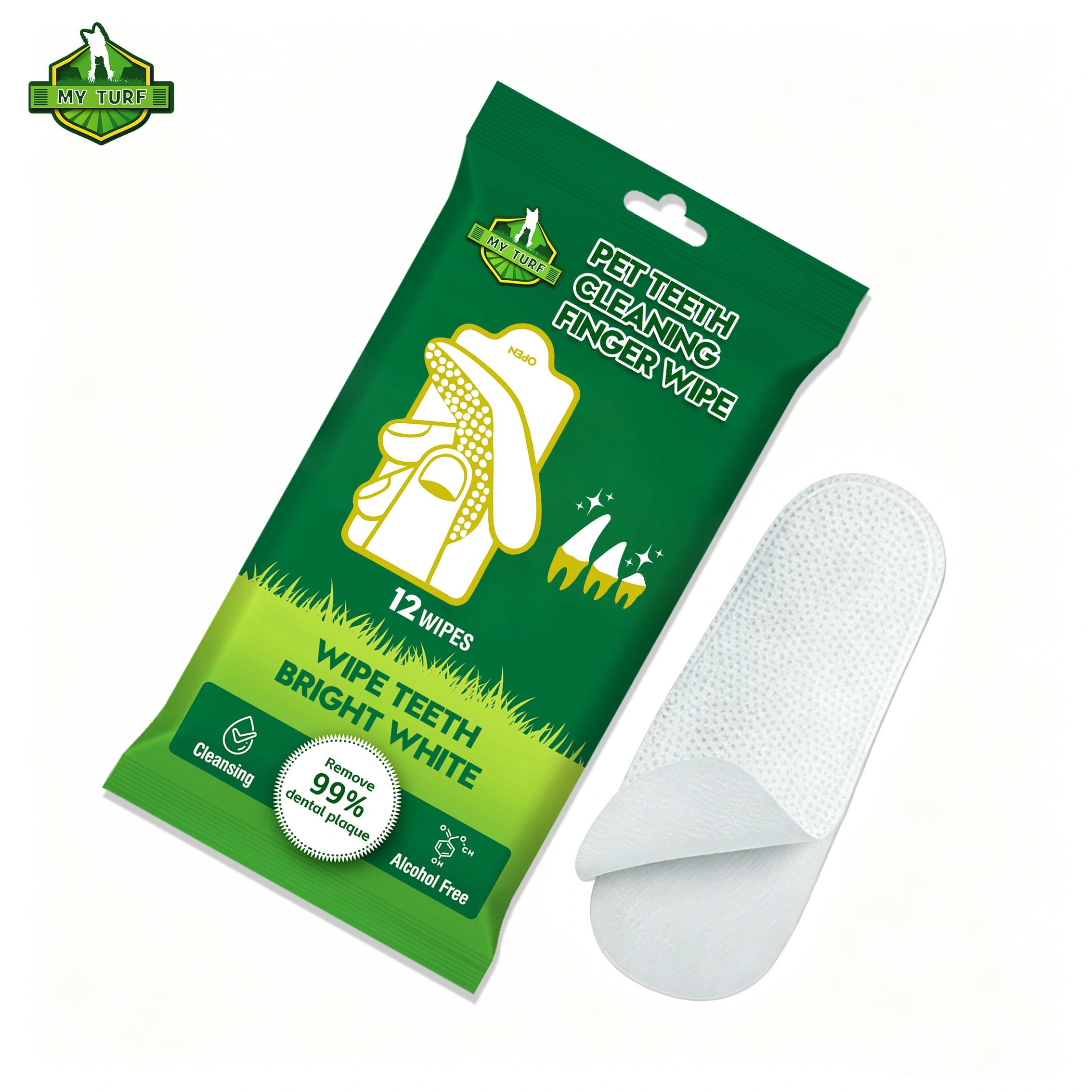 Anti-slip Silicone Finger Pet Clean Wipe